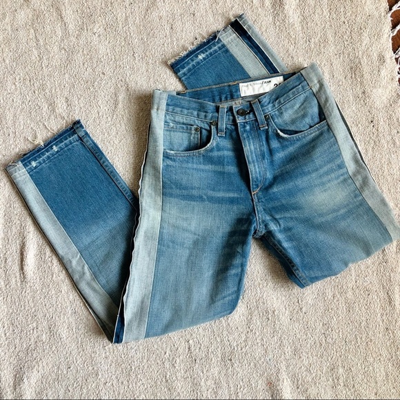 NWOT Rag & Bone Marilyn Crop Straight Jeans in Reverse Salvage - Picture 4 of 13